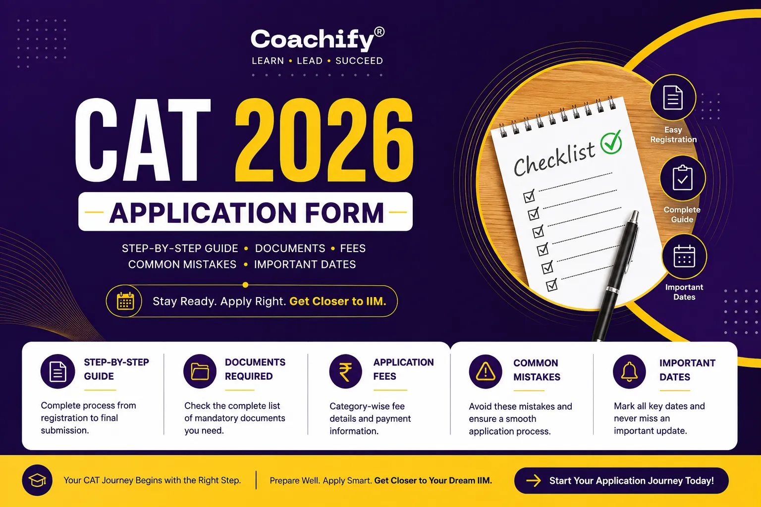 How to Fill CAT Application Form 2026: Step-by-Step Registration Guide